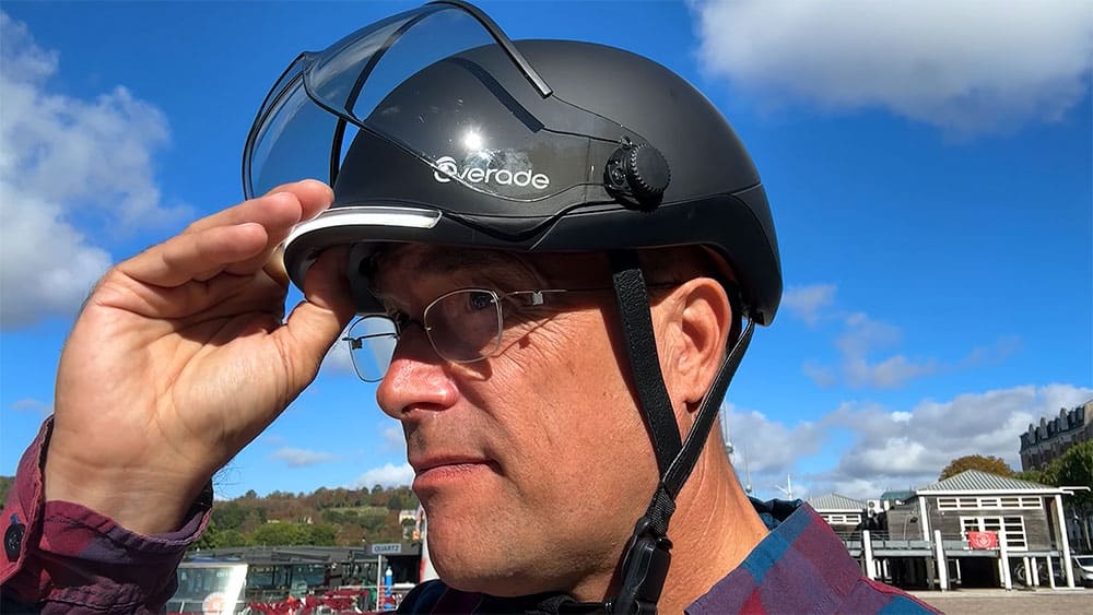 Test du casque de vélo lumineux Overade LIFE
