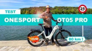 Test vélo électrique OneSport OT05 Pro