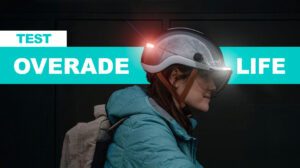 Test du casque de vélo lumineux Overade LIFE