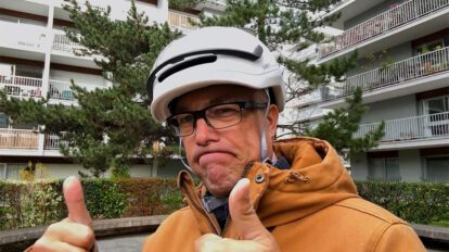 Test du casque lumineux de vélo UNIT1 Neon