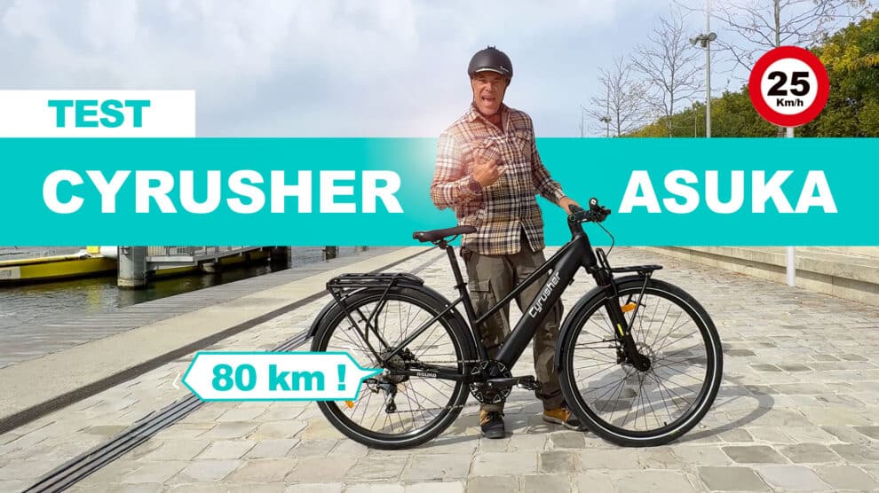 Test et avis du vélo électrique Cyrusher Asuka