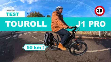 Test et avis du vélo électrique Touroll J1 Pro