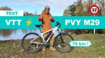 Test du VTT électrique PVY M29