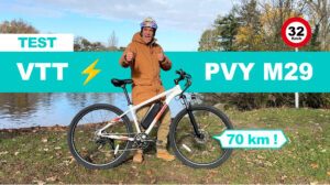 Test du VTT électrique PVY M29