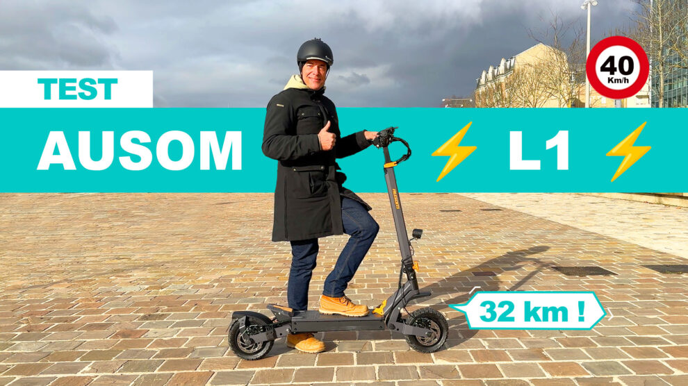 Test et avis de la trottinette électrique Ausom L1