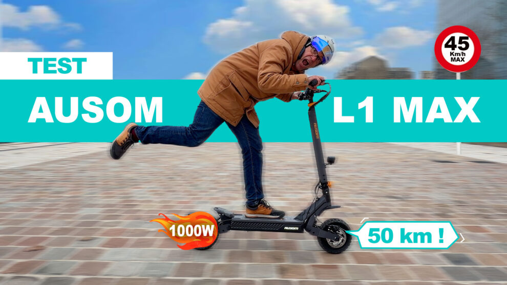Test de la trottinette électrique Ausom L1 Max