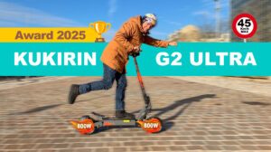 Test de la trottinette bi-moteur de 1600 watts, la KuKirin G2 Ultra