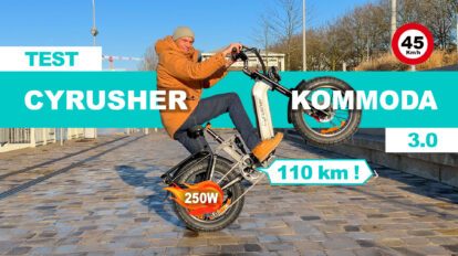 Test du Fat Bike électrique Cyrusher Kommoda 3.0