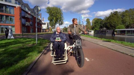 Le fat bike à side-car, une innovation sociale pour nos seniors