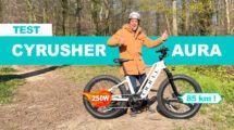Test du vélo électrique FatBike Cyrusher Aura