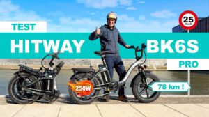Test et avis du vélo électrique Hitway BK6S Pro