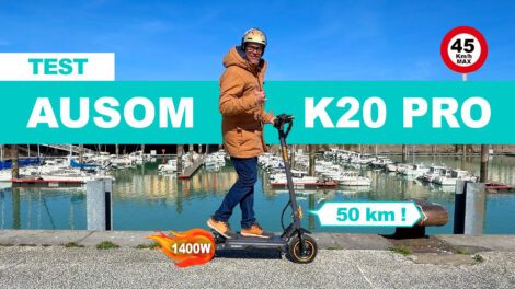 Test et avis de la trottinette électrique Ausom K20 Pro