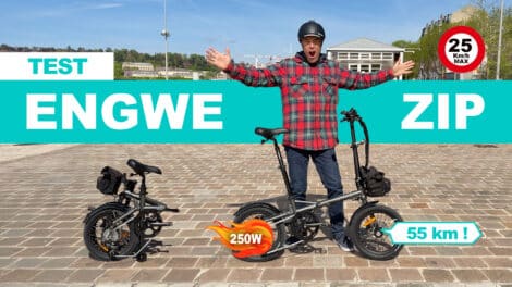 Mieux que le Brompton C Line, voici le Engwe Zip