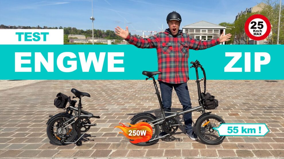 Mieux que le Brompton C Line, voici le Engwe Zip