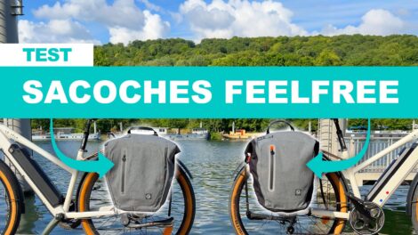 Test des sacoches étanches de vélo Feelfree