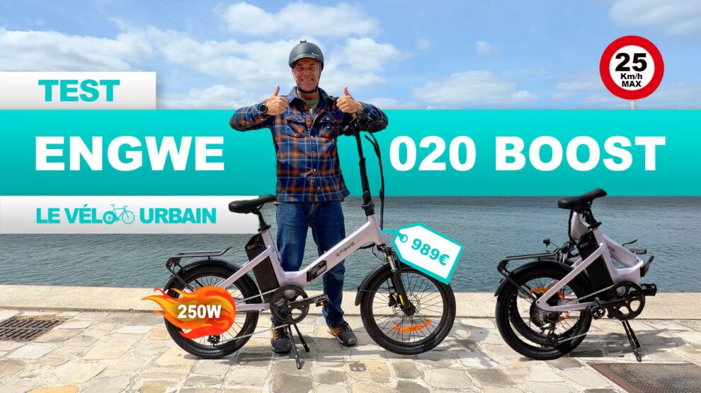 Engwe O20 Boost, meilleur vélo électrique pliant à 1000€ ?