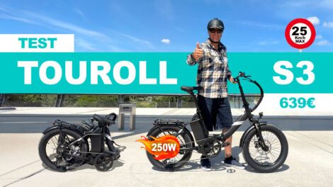 Test du Touroll S3, vélo électrique pliant à moins de 650 €
