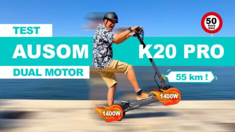 Test trottinette électrique Ausom K20 Pro Dual Motor
