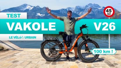 Test complet du vélo FAT BIKE électrique Vakole V26