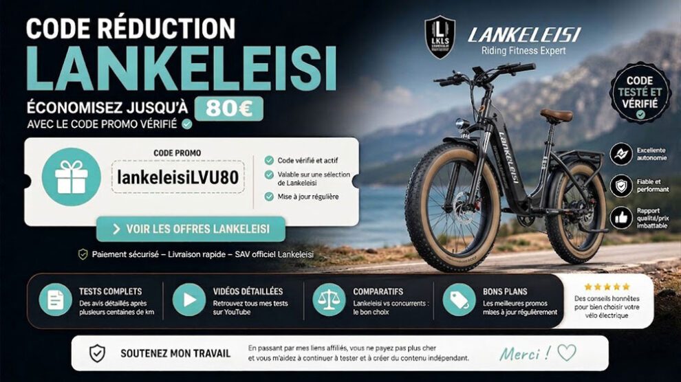 Code réduction Lankeleisi, économise jusqu'à 80 €