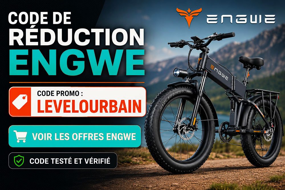 Code réduction Engwe, économise jusqu'à 200 €