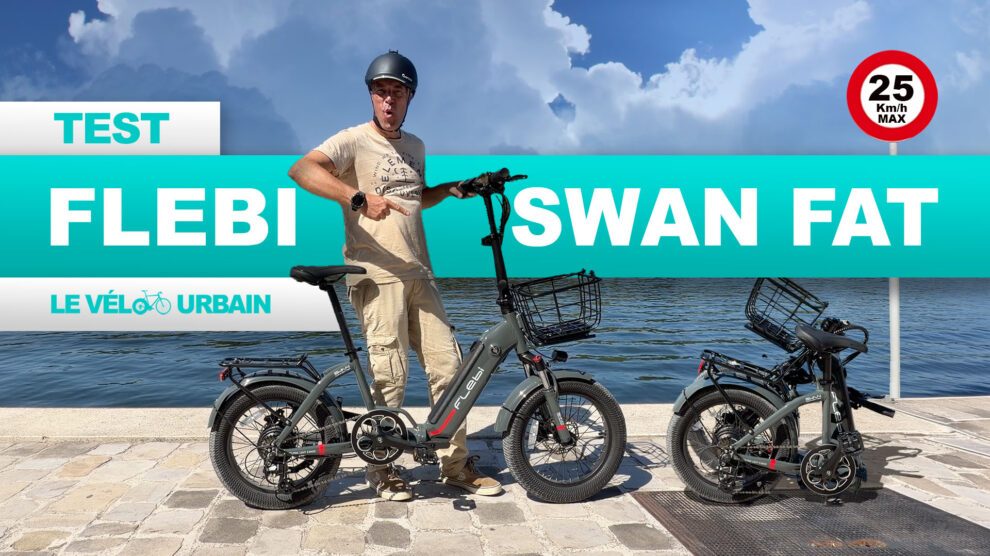 Test & avis du vélo Fat Bike électrique Flebi Swan Fat
