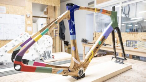 Quand l'art rencontre l'ultra-distance, le vélo Gonnel peint par Mathilde AT