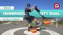 Test de la trottinette électrique Isinwheel GT1 Dual