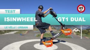 Test de la trottinette électrique Isinwheel GT1 Dual