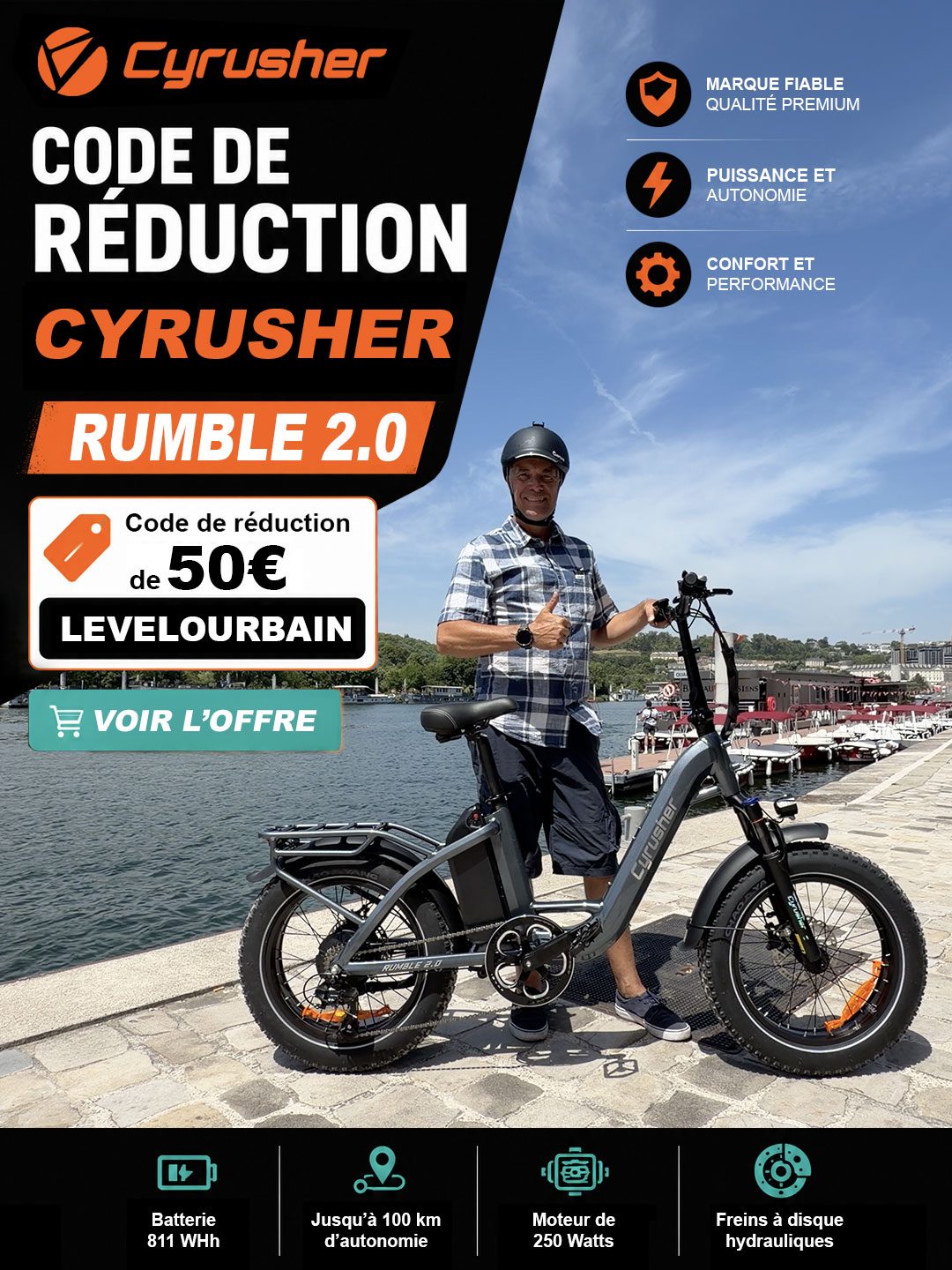 code de réduction cyrusher rumble 2.0