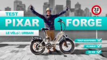 Test du vélo électrique pliable Pixar Forge
