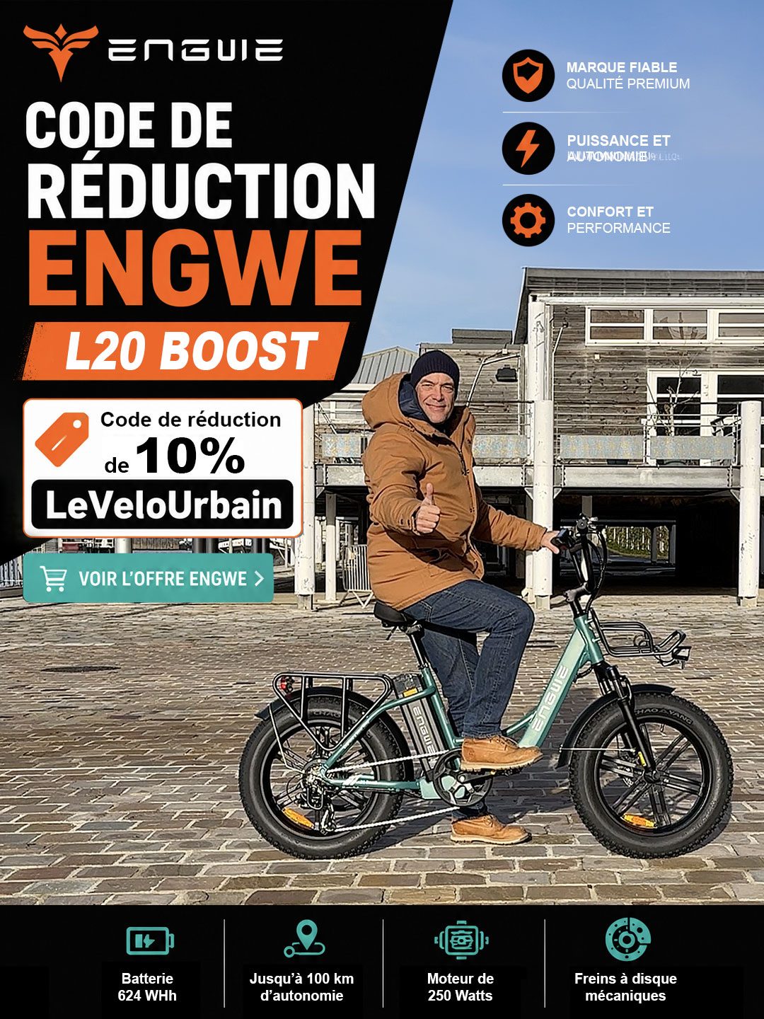 code de réduction engwe l20 boost