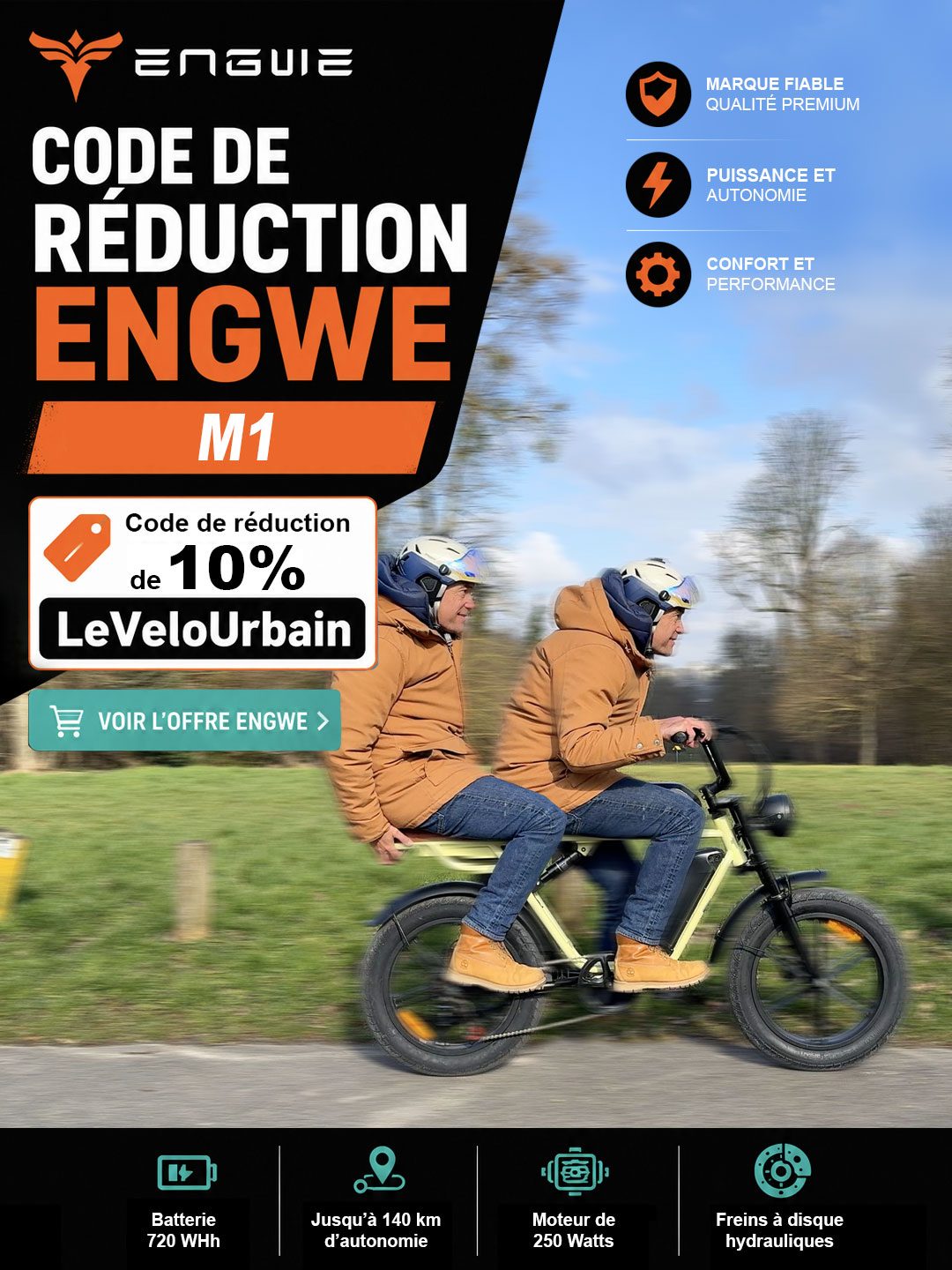 code de réduction engwe m1