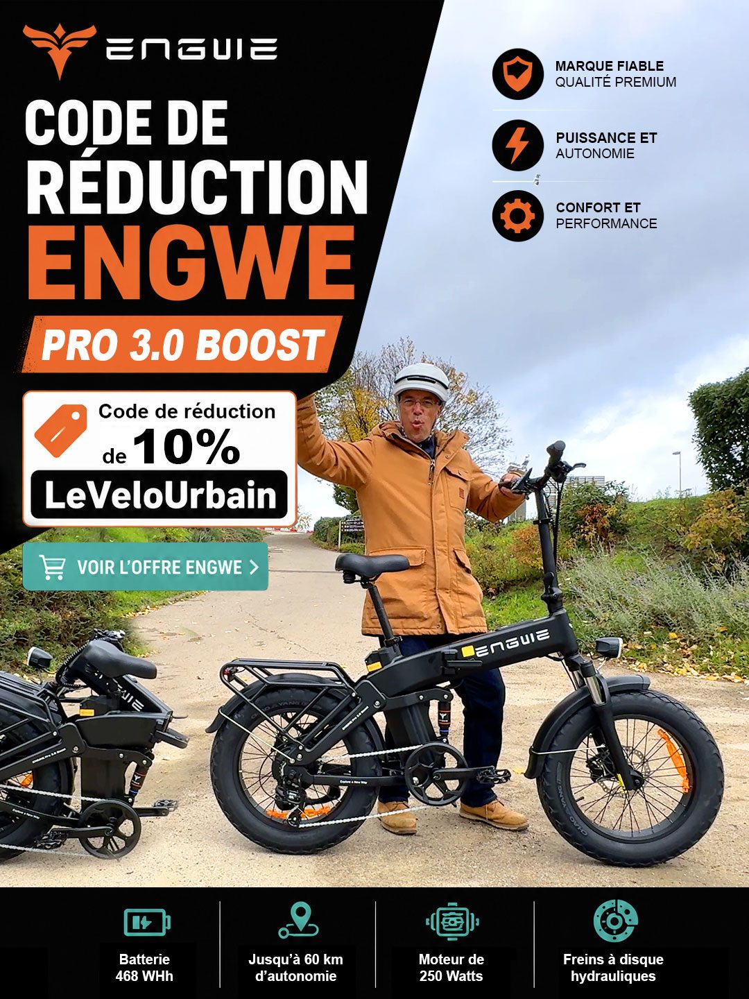 code de réduction engwe pro 3 boost